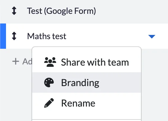 Enable branding | Quilgo